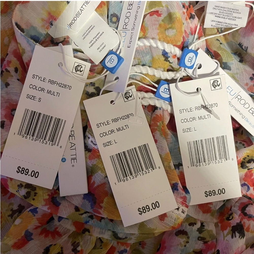 Bleu by Rod Beattie Flower Hour Printed Swim Cover-Up Dress - Picture 5 of 5